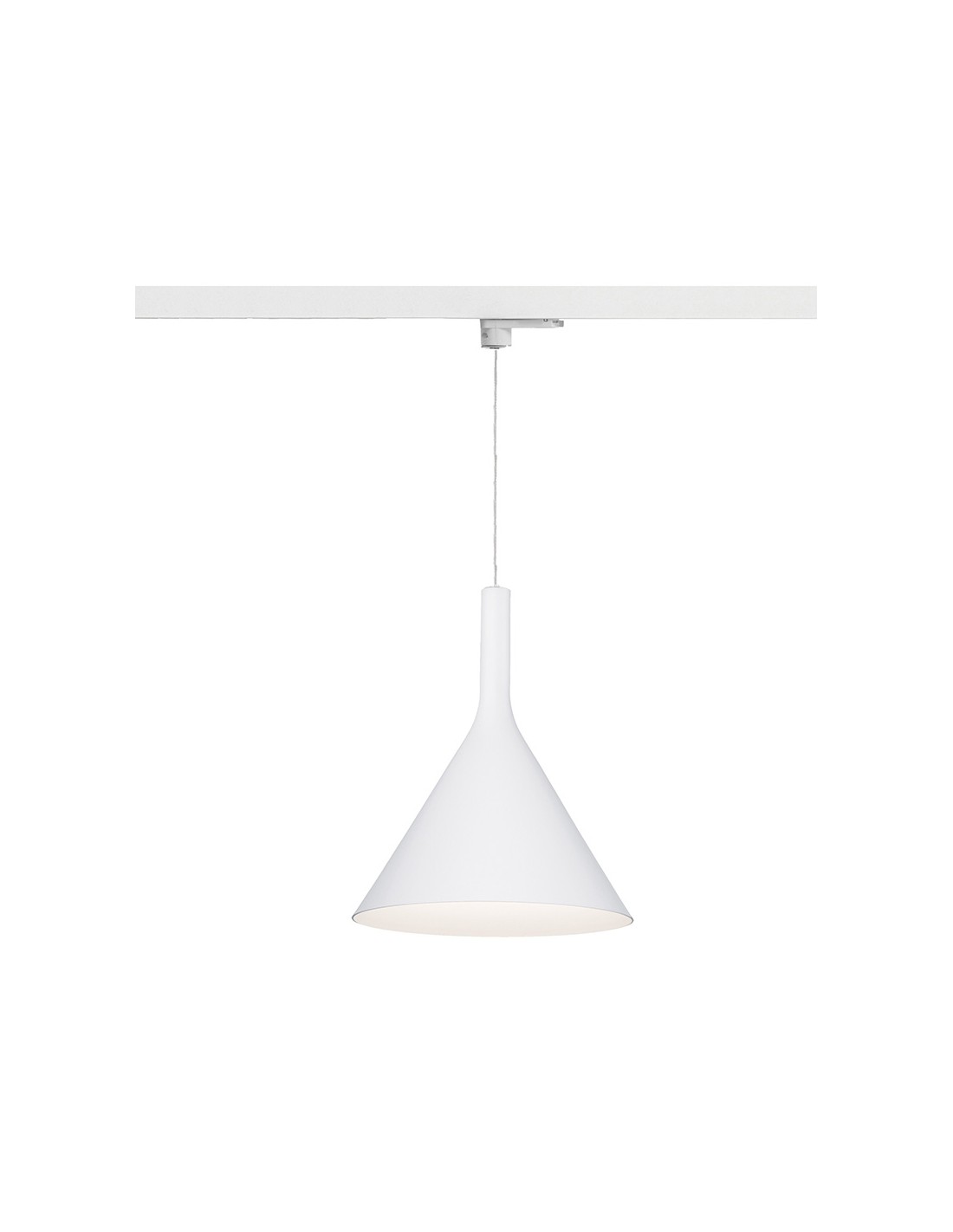 Rossini Asia ASI203B, suspension pour rail triphasé, culot E27, blanc