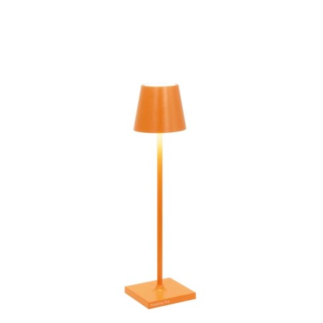 Poldina micro arancione ricaricabile IP65