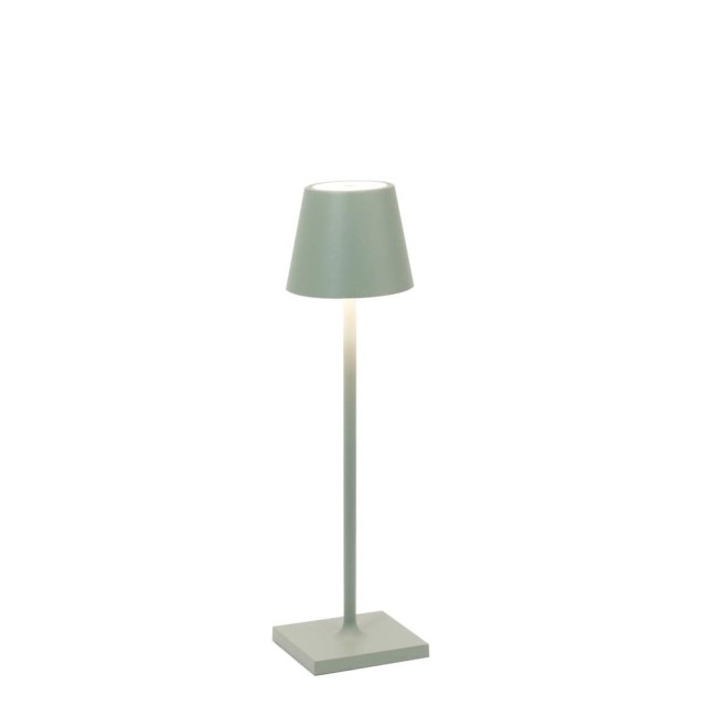 Poldina micro verde salvia ricaricabile IP65