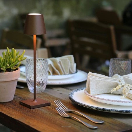 Poldina micro corten ricaricabile IP65