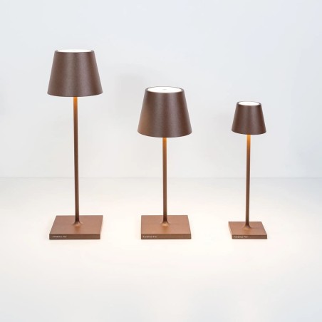 Poldina micro corten ricaricabile IP65