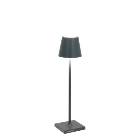 Poldina micro grigio scuro ricaricabile IP65
