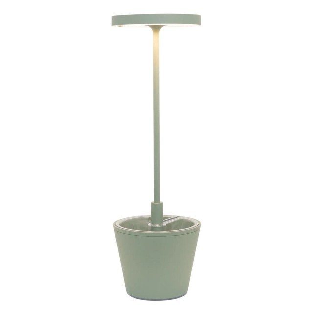 Zafferano Poldina reverso salvia lampada ricaricabile da tavolo
