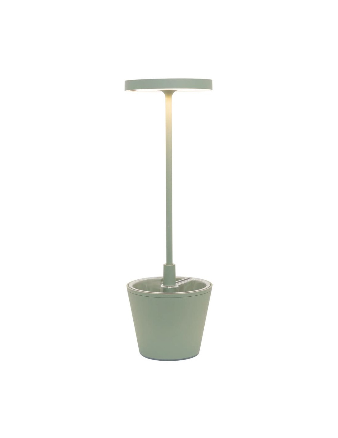 Zafferano Poldina reverso salvia lampada ricaricabile da tavolo