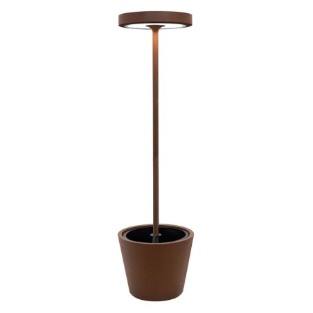 Poldina reverso Solar Corten lampada solare