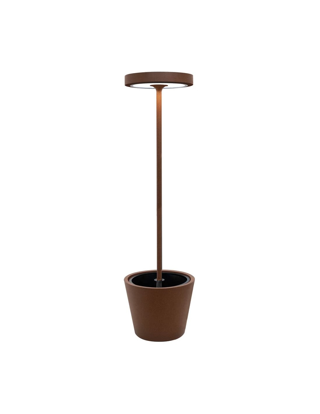 Poldina reverso Solar Corten lampada solare