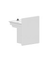 Embout de finition Groove Evo GROA103 blanc