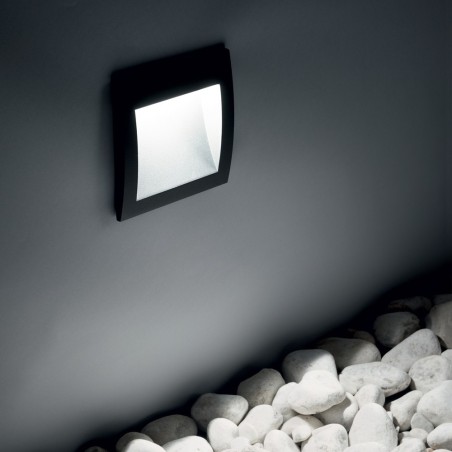Ideal Lux Wire 255514 antracite segnapasso da parete per esterno