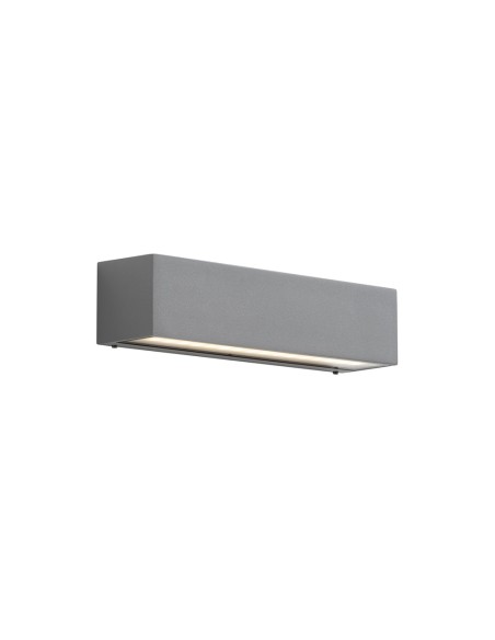 Rossini Willy WIL001GR : applique moderne rectangulaire à LED pour l'extérieur