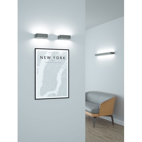 Rotaliana Frame W2 lampada muro bianca LED