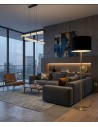 Ideal Lux Set Up Mpt1 lampade da terra per salotto, piantane da salotto design, lampada da terra salotto design