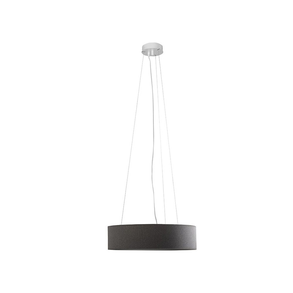 Rossini Vivien VIV002 lampada a sospensione paralume cilindrico Antracite