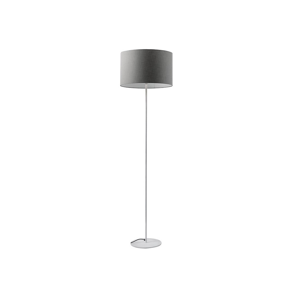 Rossini Vivien VIV007 lampada da terra paralume cilindrico Antracite