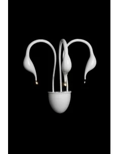 Illuminati Meta Swan da parete 3 luci