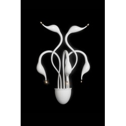 Illuminati Meta Swan da parete 5 luci