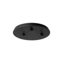 Rossini ROS108 rosone tondo 3 elementi Ø450 mm nero
