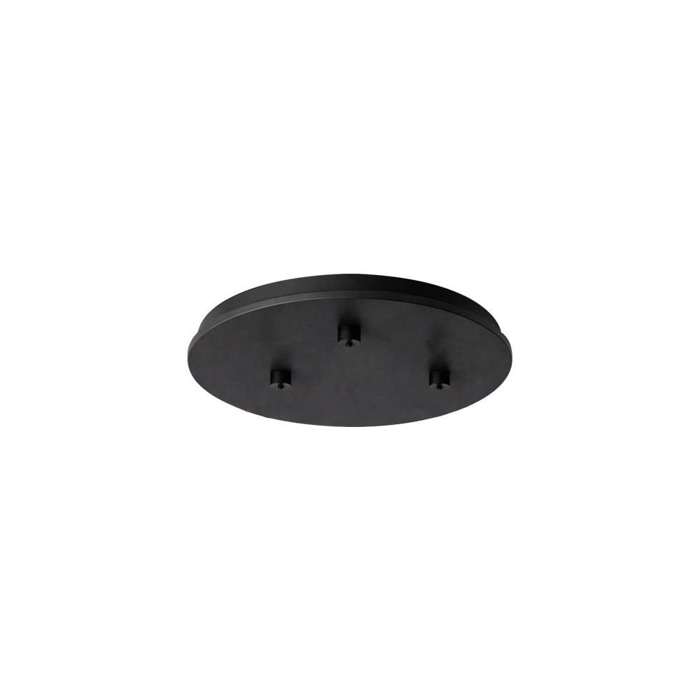 Rossini ROS108 rosone tondo 3 elementi Ø450 mm nero