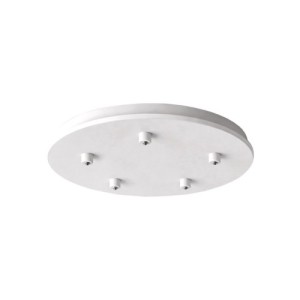 Rossini ROS109 rosone tondo 5 elementi Ø650 mm bianco