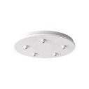 Rossini ROS109 rosone tondo 5 elementi Ø650 mm bianco
