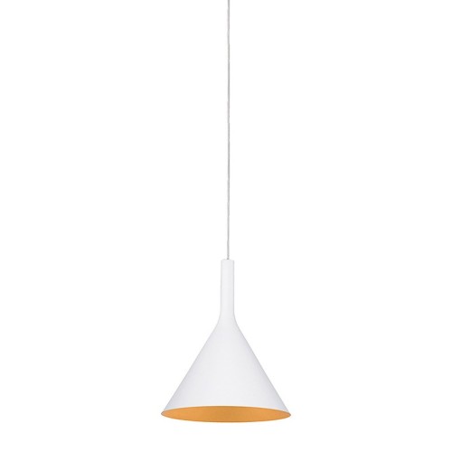 Rossini Asia ASI102 lampada a sospensione E14 cavo 5 m bianco-oro satinato