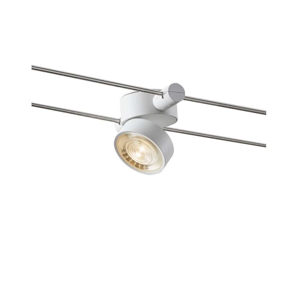 Rossini Wire WIR118 faretto LED per sistema a tesata con struttura bianca 13W bianco