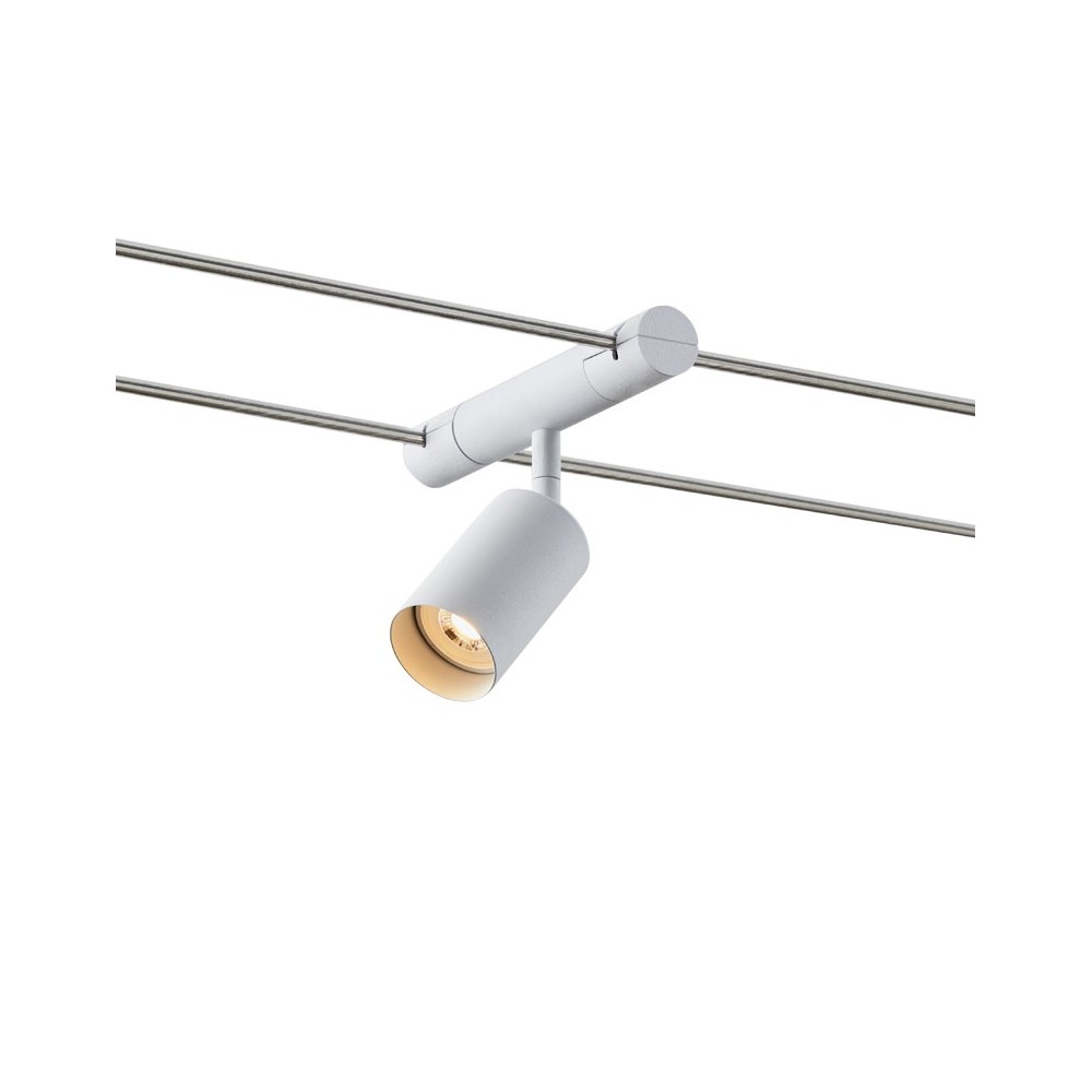 Rossini Wire WIR302 faretto GU10 per sistema a tesata bianco