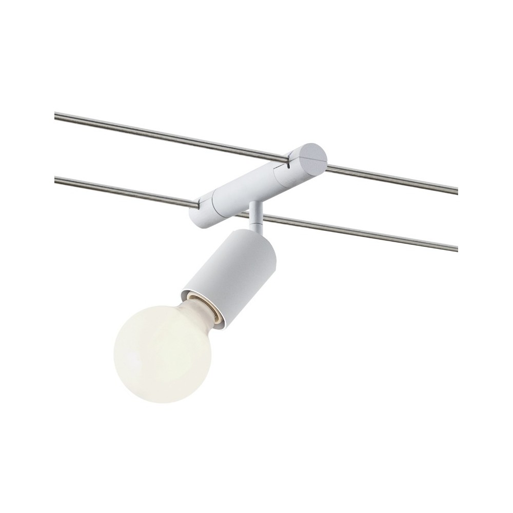 Rossini Wire WIR303 lampada E27 per sistema a tesata bianco