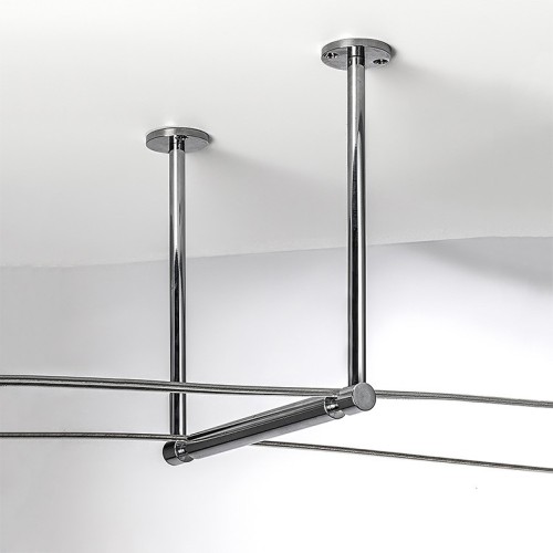 Rossini Wire WIR501 kit sostegno e distanziatore per sistema a tesata cromo