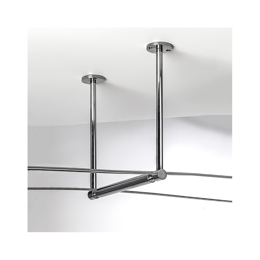 Rossini Wire WIR501 kit sostegno e distanziatore per sistema a tesata cromo