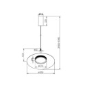Maytoni El sospensione LED MOD041PL-L15B3K1 immagine 5