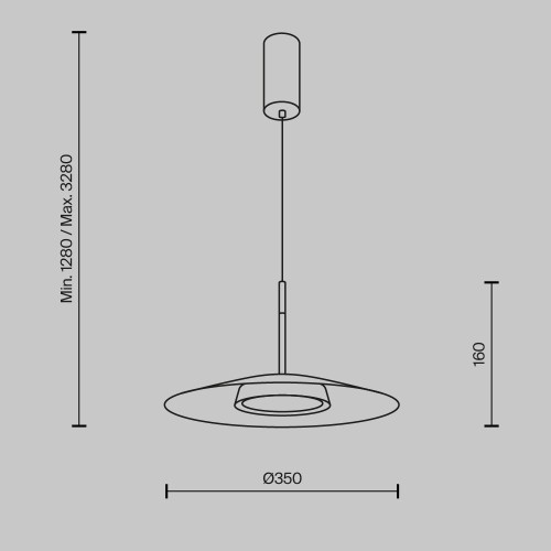 Maytoni El sospensione LED MOD041PL-L15B3K1 immagine 6