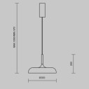 Maytoni Gerhard sospensione LED MOD189PL-L12GR3K1 immagine 4