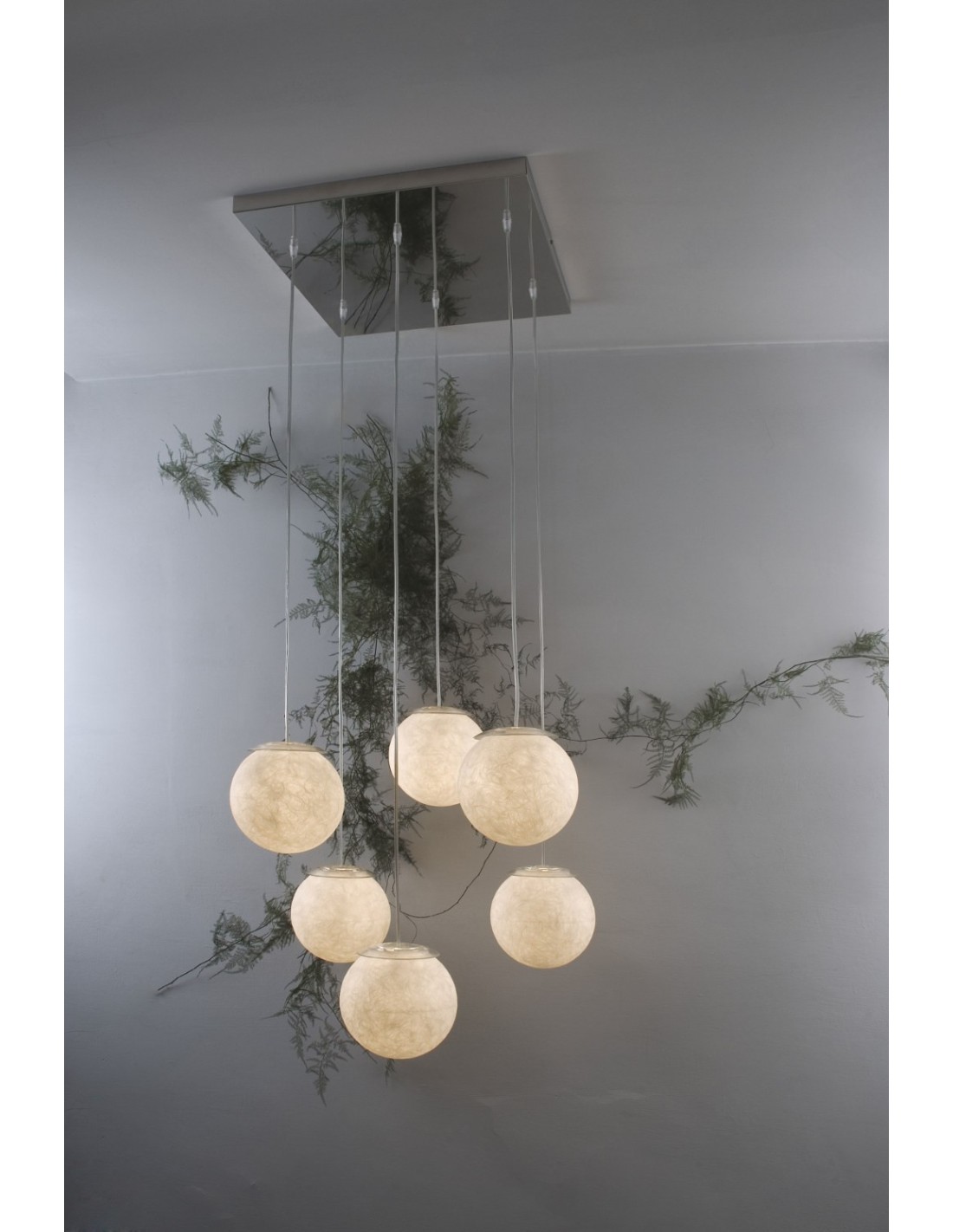 In-Es Artdesign Sei Lune lampada a sospensione a 6 luci
