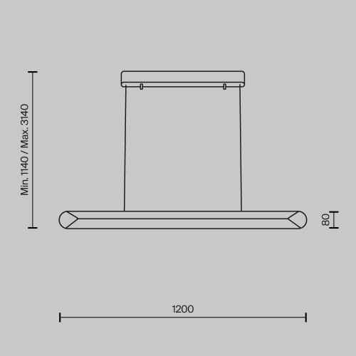 Maytoni Motion sospensione LED MOD276PL-L40W3K immagine 4