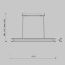 Maytoni Motion sospensione LED MOD276PL-L40W3K immagine 4