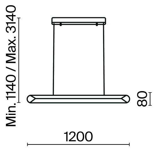 Maytoni Motion sospensione LED MOD276PL-L40W3K immagine 5