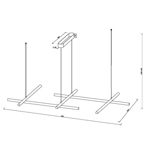 Maytoni Radiance sospensione LED MOD278PL-L50G3K immagine 4