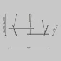 Maytoni Radiance sospensione LED MOD278PL-L50G3K immagine 5