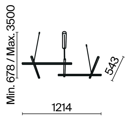 Maytoni Radiance sospensione LED MOD278PL-L50G3K immagine 6