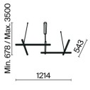 Maytoni Radiance sospensione LED MOD278PL-L50G3K immagine 6
