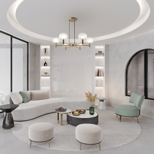 Maytoni Vision sospensione MOD411PL-06G immagine 3