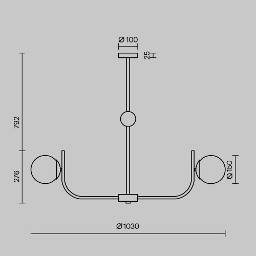 Maytoni Rendez-vous sospensione MOD109PL-08BS immagine 4