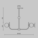 Maytoni Rendez-vous sospensione MOD109PL-08BS immagine 4