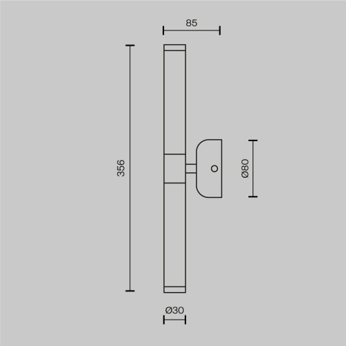 Maytoni Axis applique LED MOD106WL-L10G3K immagine 3