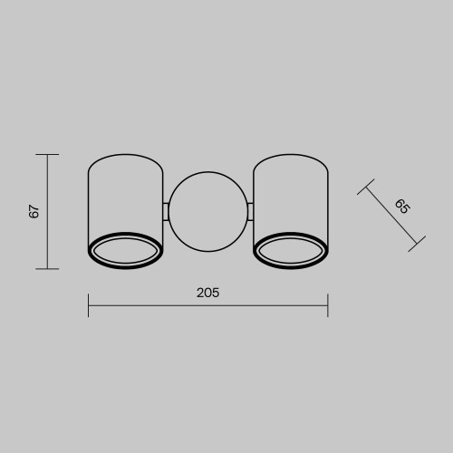 Maytoni Wall Street applique da esterno O010WL-02B immagine 3