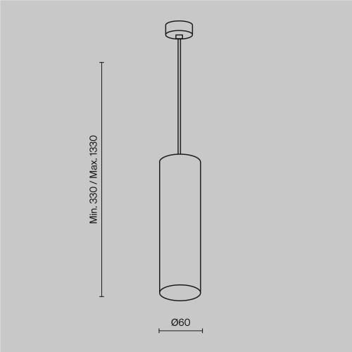 Maytoni Focus sospensione P075PL-01B immagine 4
