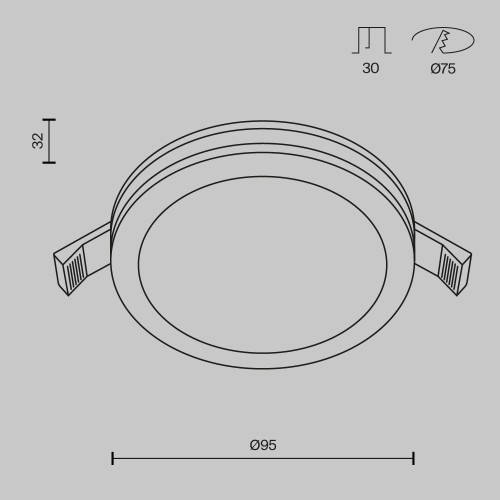 Maytoni Phantom faretto da incasso LED DL2001-L12W immagine 3