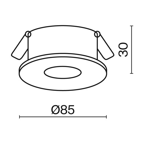 Maytoni Slim faretto da incasso DL027-2-01W immagine 4