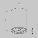 Maytoni Atom plafoniera C016CL-01W immagine 3