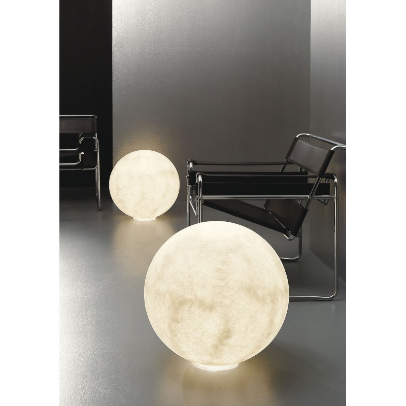 In-Es Artdesign Floor Moon 3 lampada sferica gigante di colore bianco